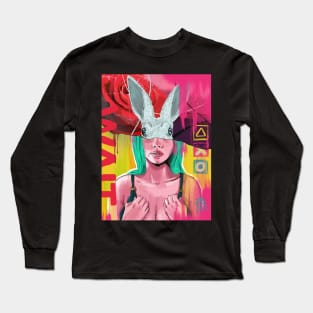 Rabbit In Your Headlights Long Sleeve T-Shirt